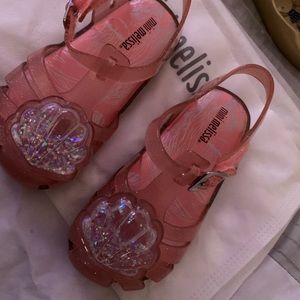 Mini Melissa Glitter sandals